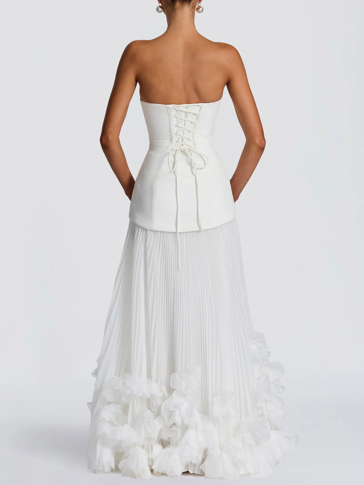 Petal Design Maxi Dress