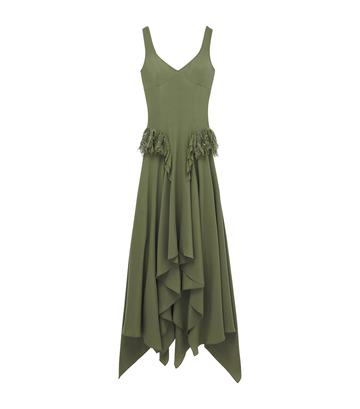 Elegant Asymmetric Maxi Dress
