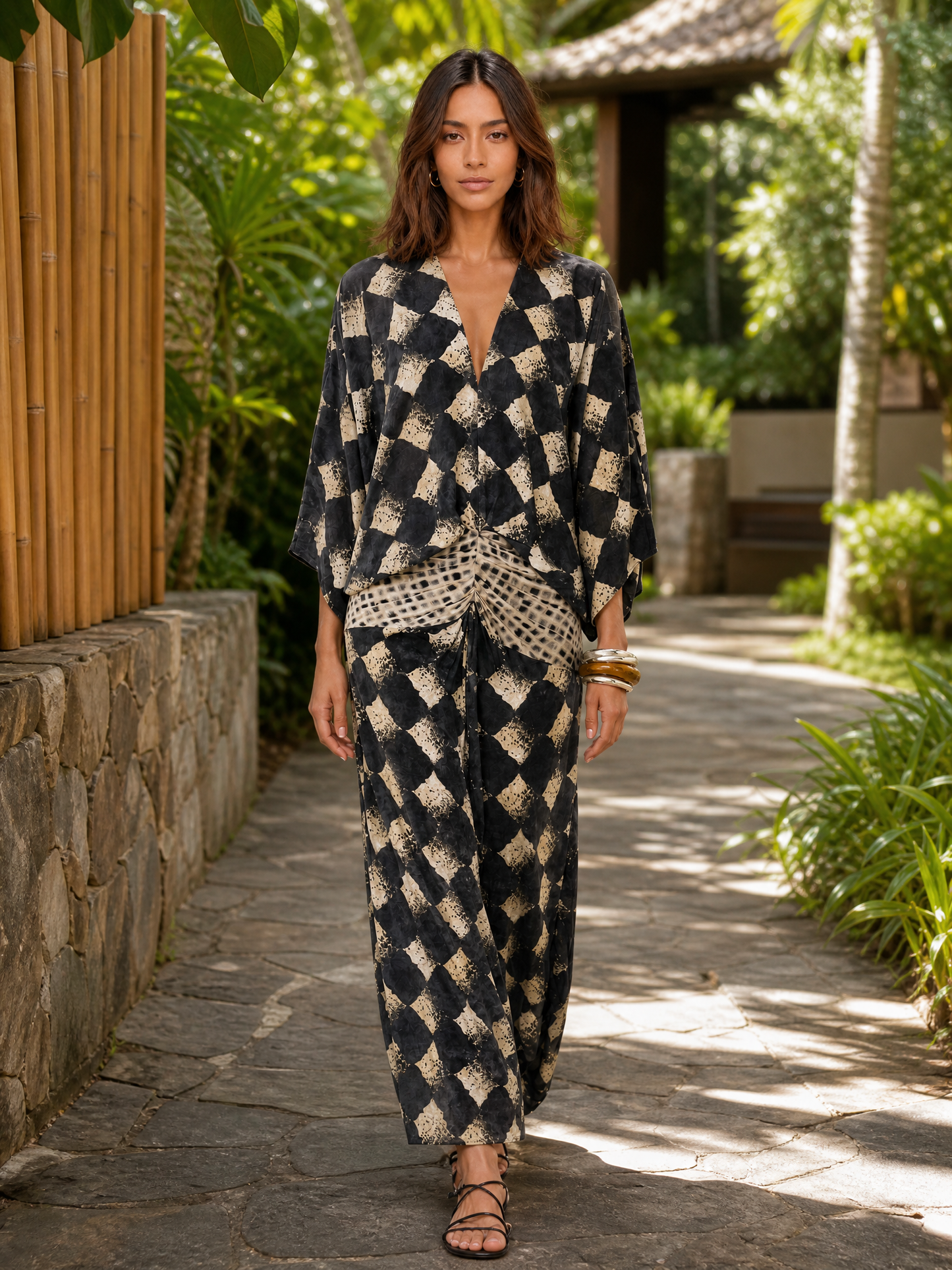 Vestido Maxi Kimono Signature™