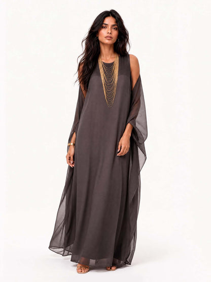 Elegant Loose Fit Maxi Dress