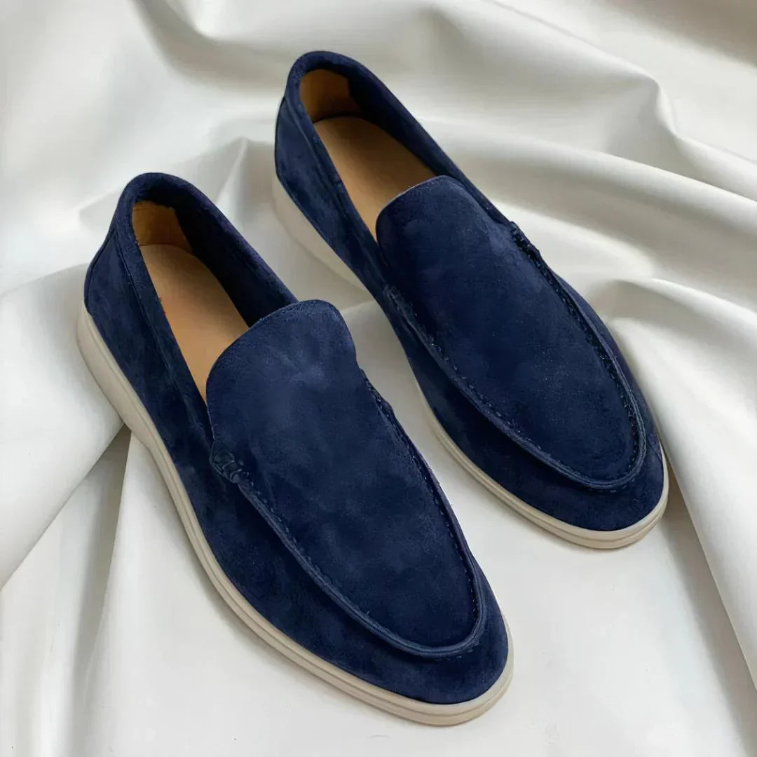 LORENZO – Mocasines de ante premium