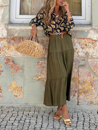 Fashion Casual Printed Shirt Top