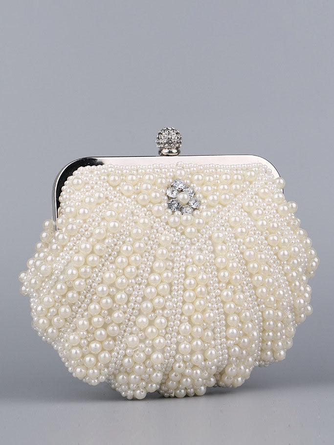 Evening Personalized Shell Pearl Bag