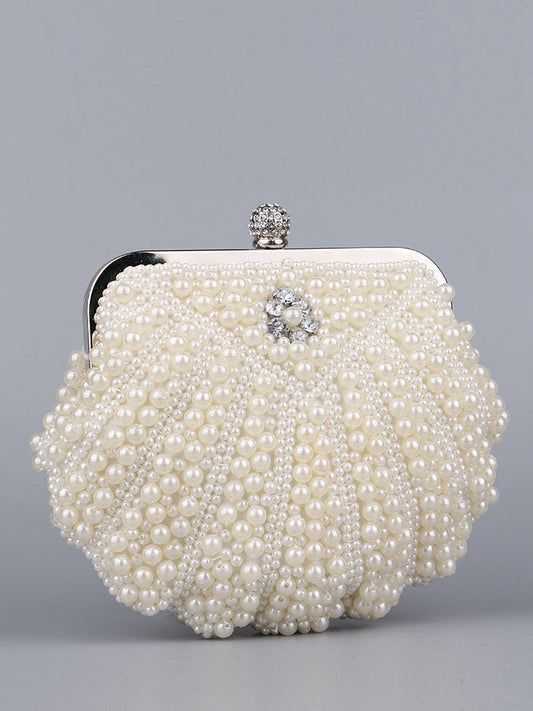 Evening Personalized Shell Pearl Bag