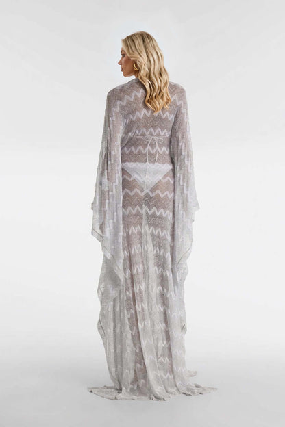 Hollow Design Knit Loose Maxi Dress