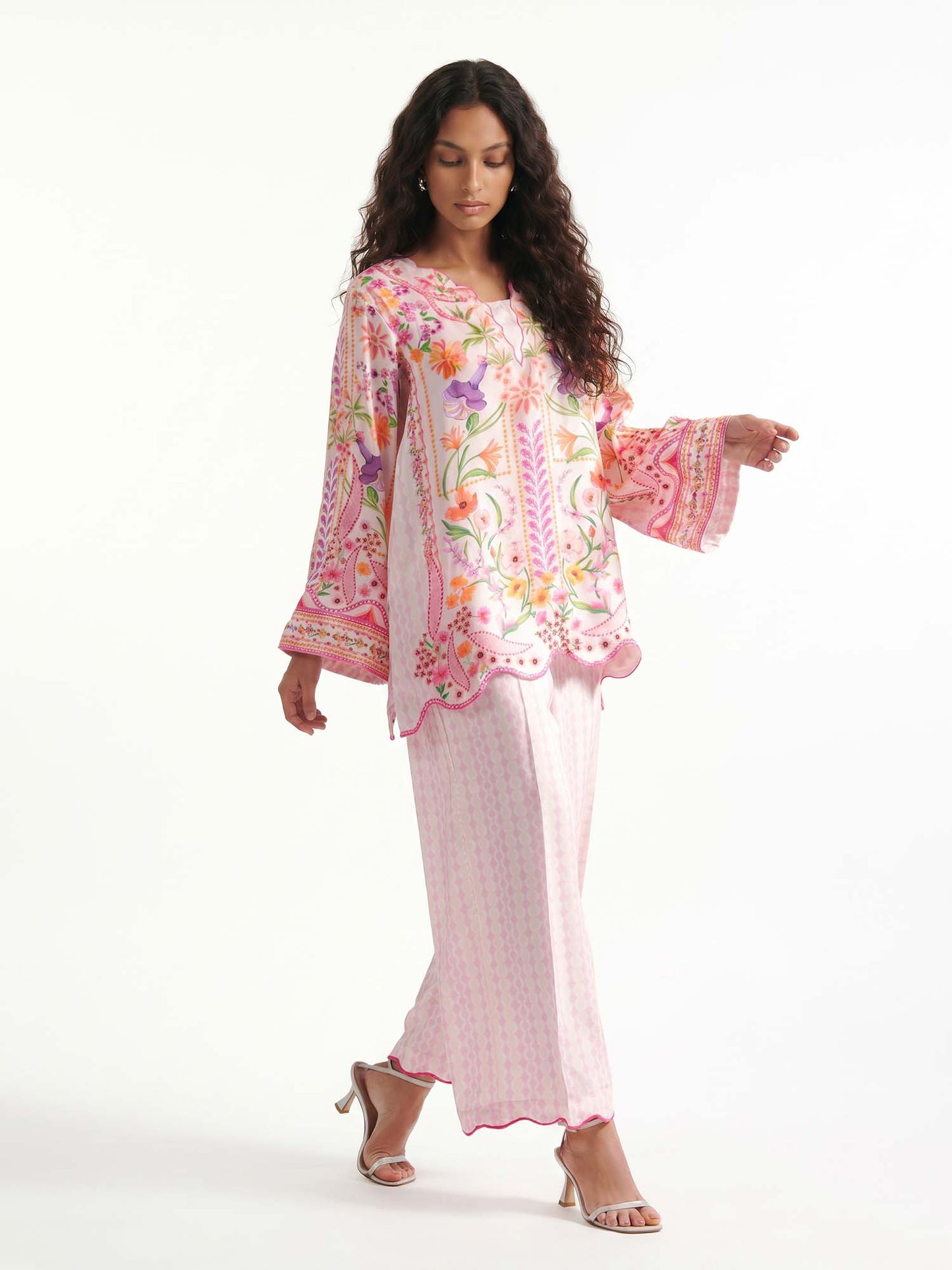 Pink Blossom Heritage Long Sleeve Top