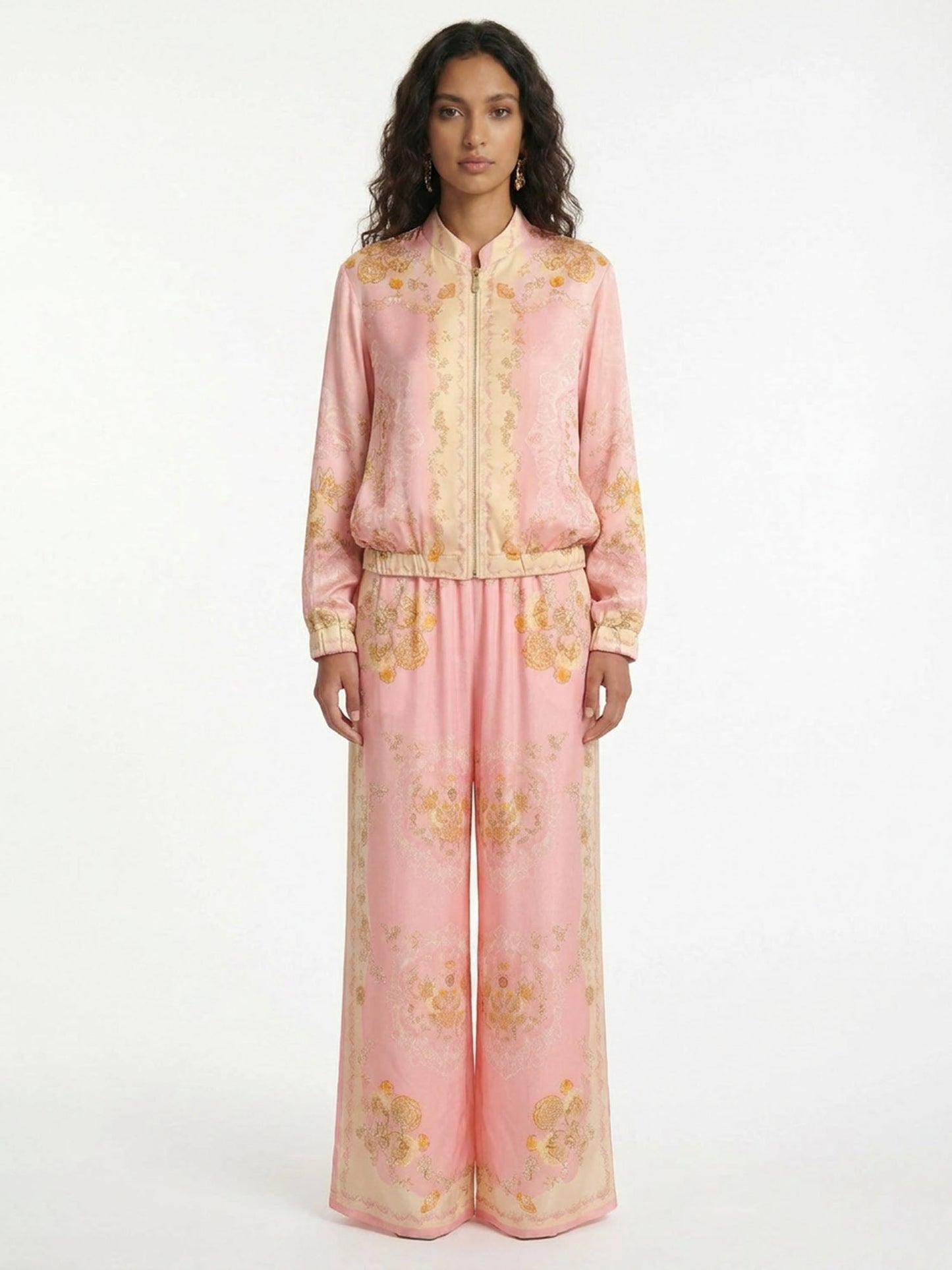 Blush Heritage Print Relaxed Shirt