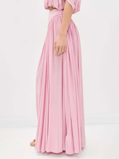 Blush Drape Skirt