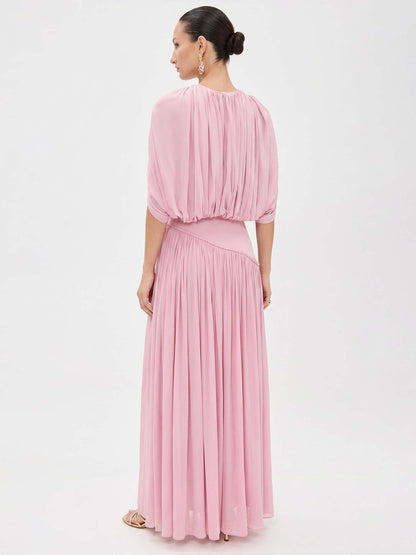 Blush Drape Skirt