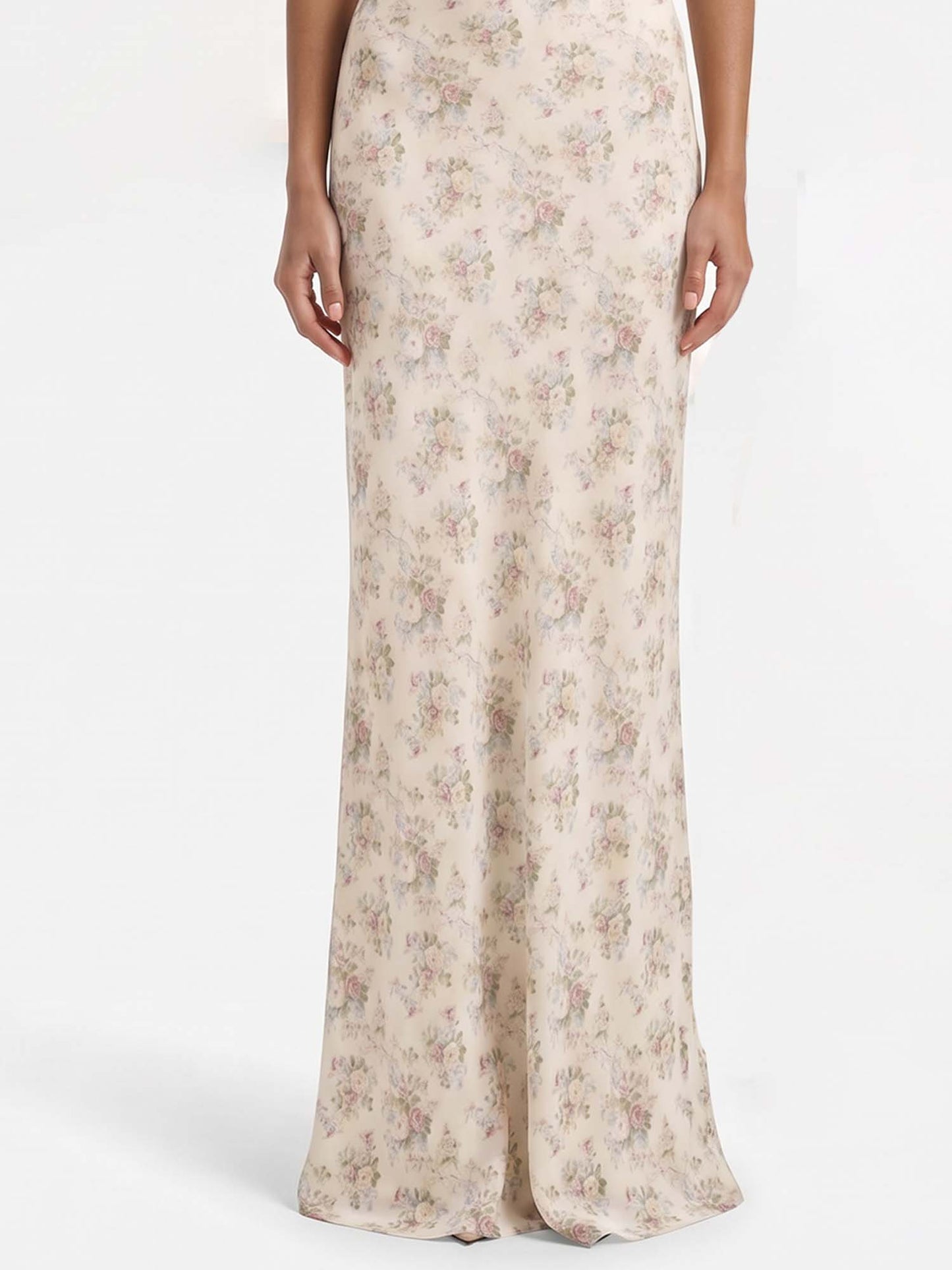 Floral Puff Sleeve Maxi Dress