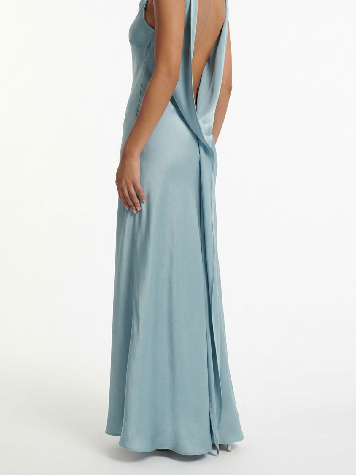 Elegant Bordeaux Maxi Dress