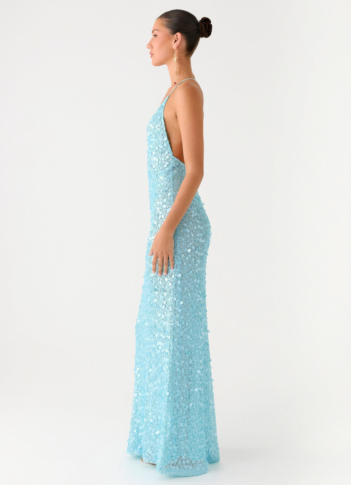 Elegant sequin maxi dress