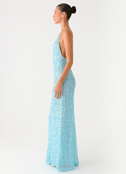 Elegant sequin maxi dress
