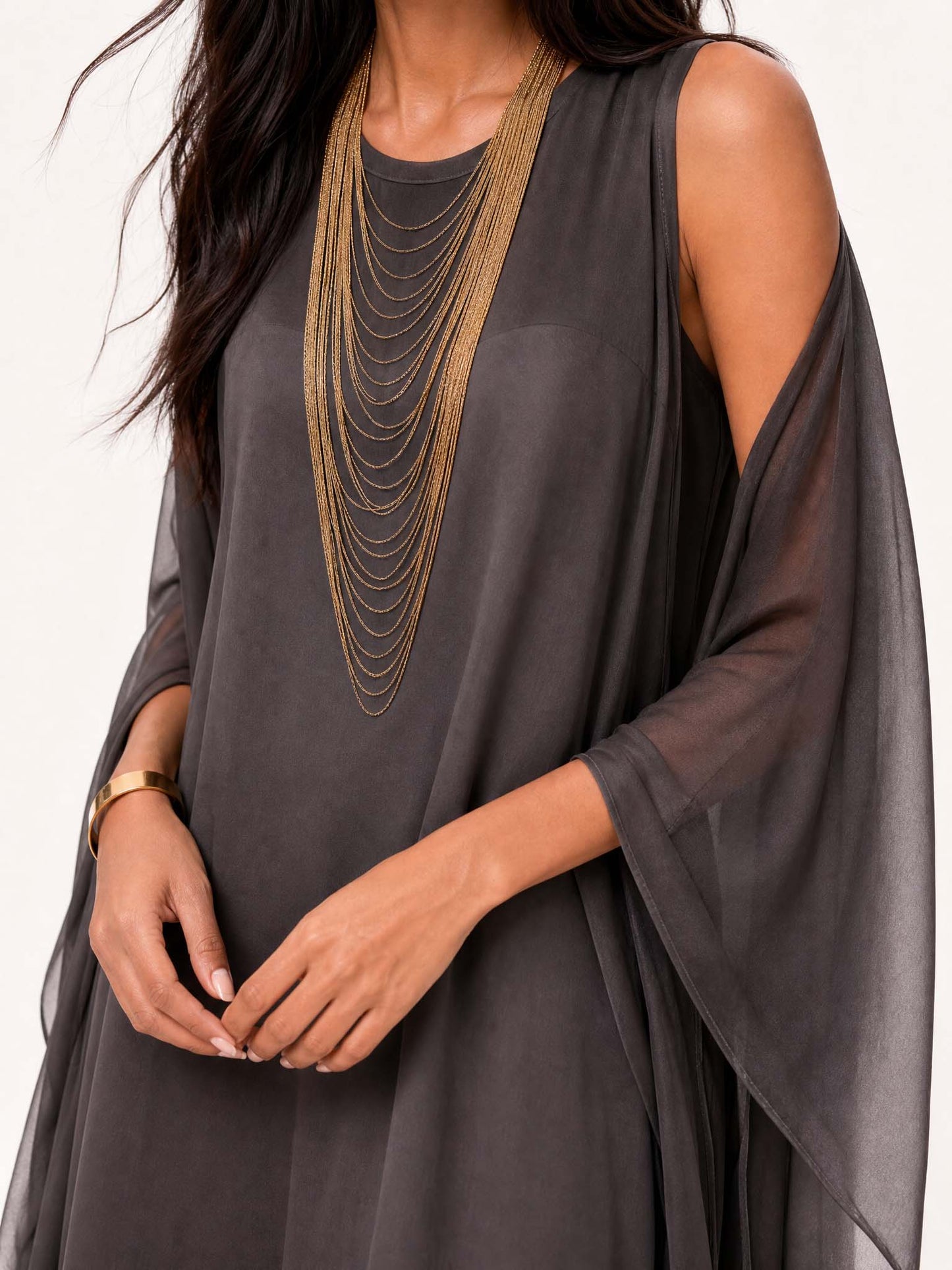 Elegant Loose Fit Maxi Dress