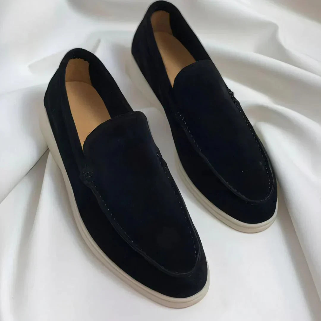 LORENZO – Mocasines de ante premium
