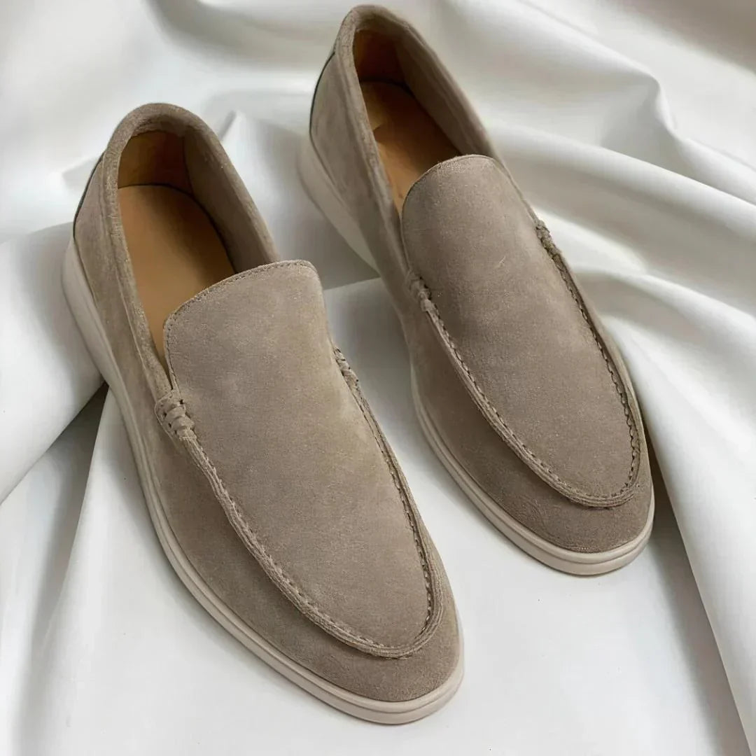 LORENZO – Mocasines de ante premium