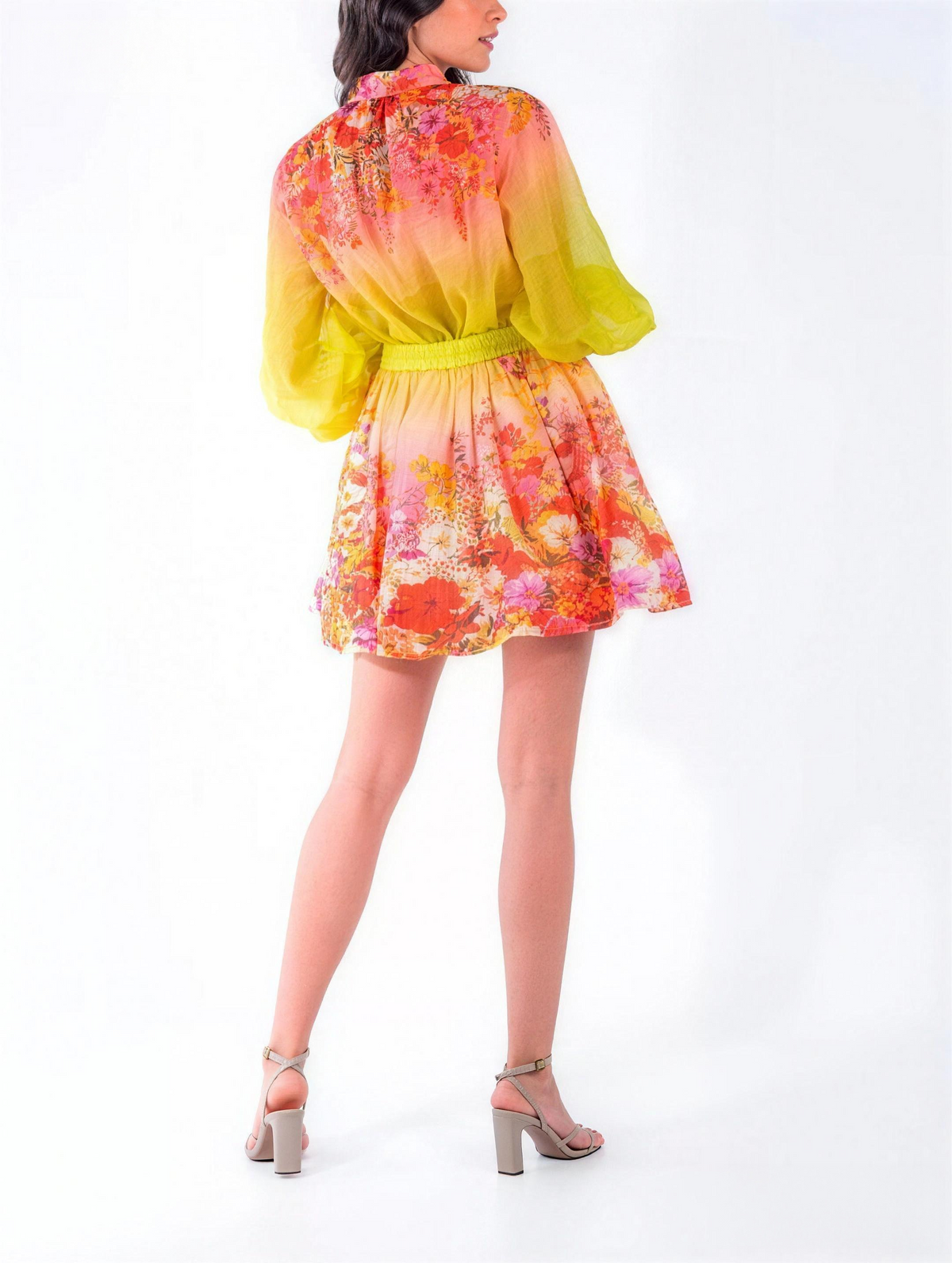 Vibrant Flower Two-Piece Set