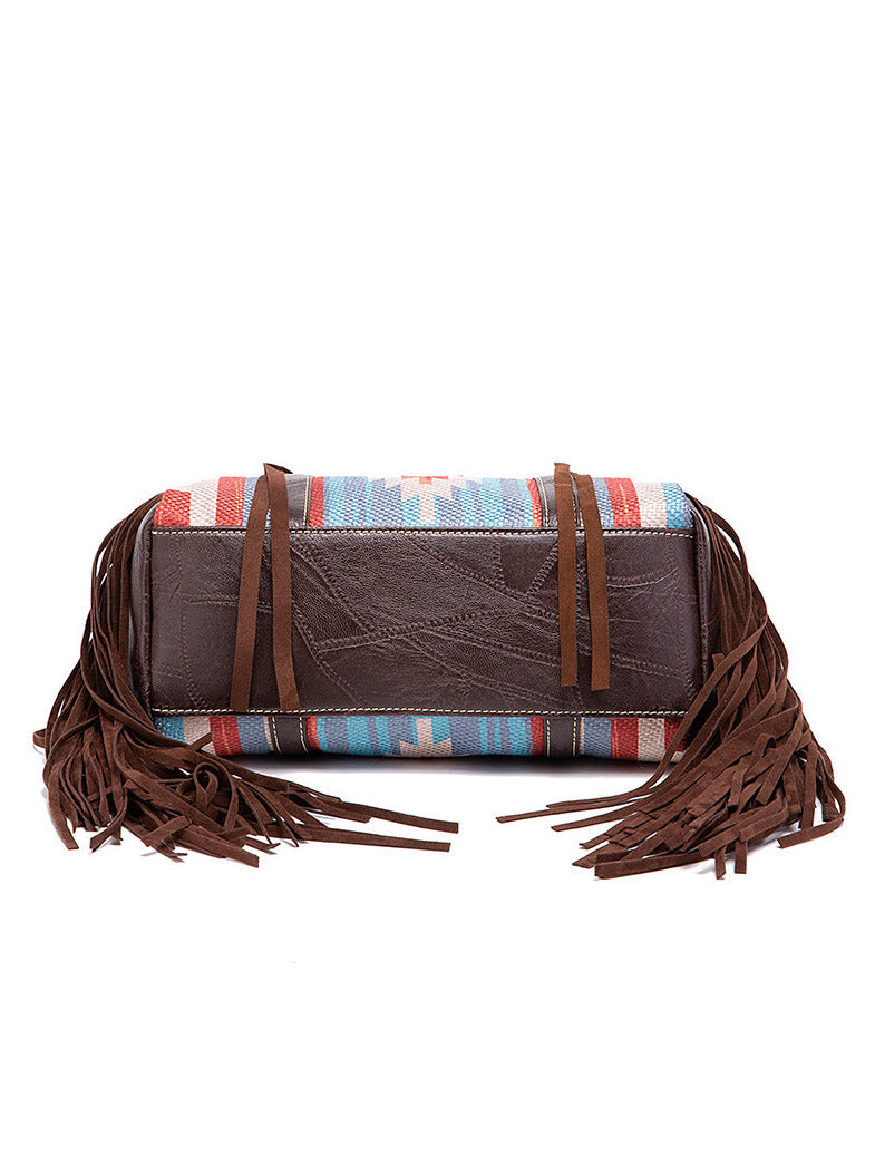 Retro Bohemian Fringe Crossbody Bag