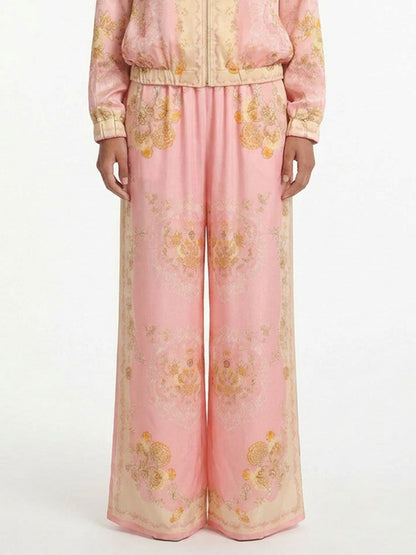 Blush Heritage Print Relaxed Shirt
