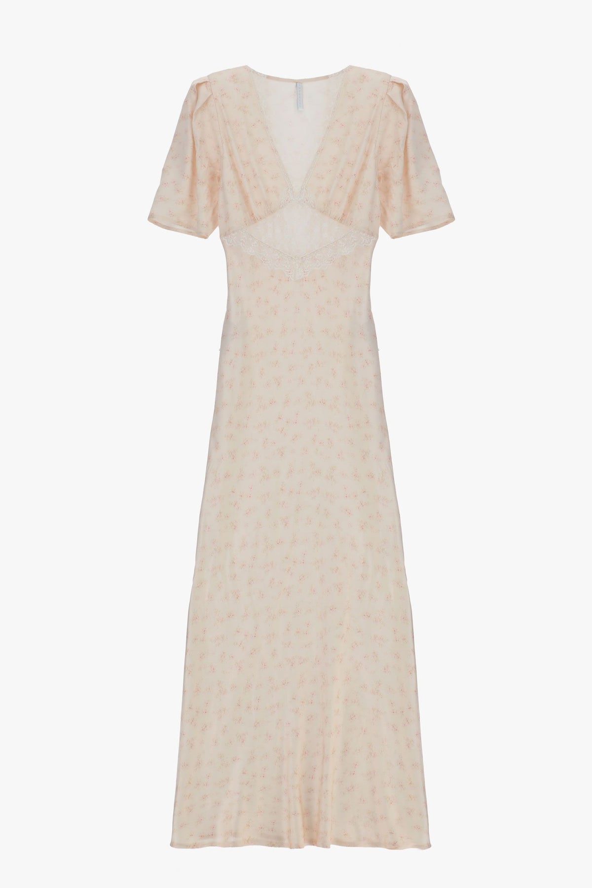 Floral Puff Sleeve Maxi Dress
