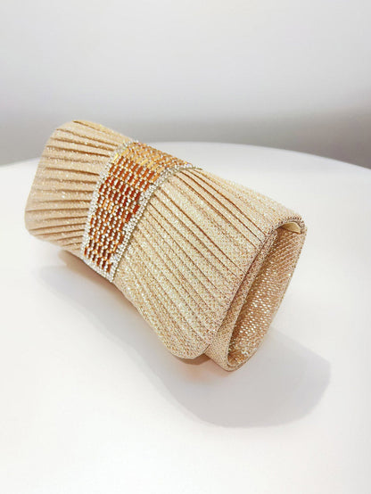 Rhinestone Embellished Clutch Bag