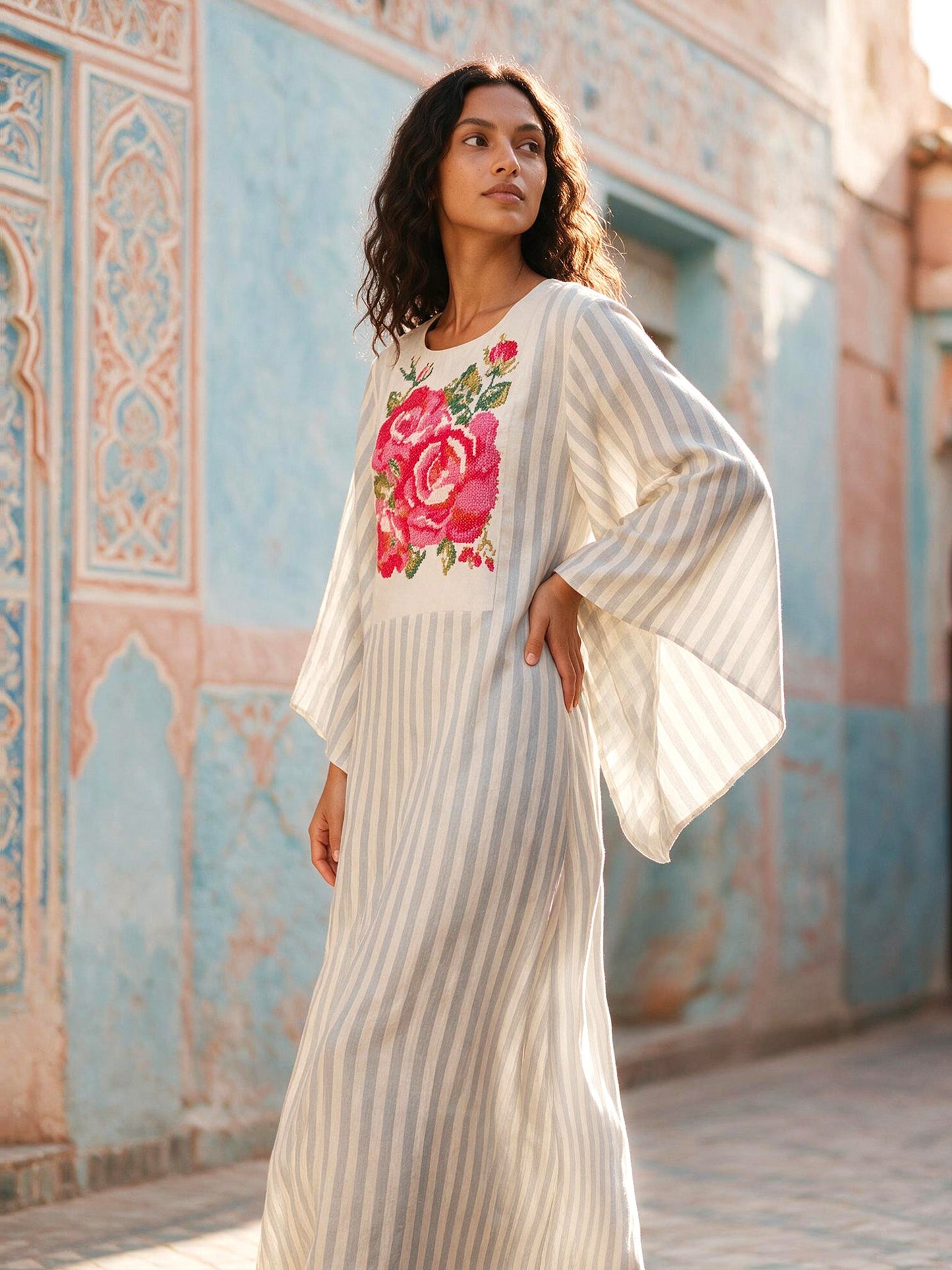 Blush Rose Whisper Maxi Dress