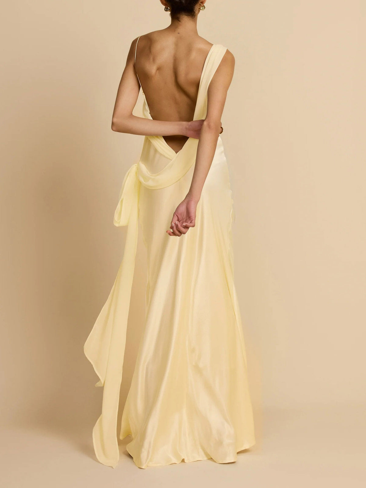 Elegant Satin One-Shoulder Mermaid Maxi Dress