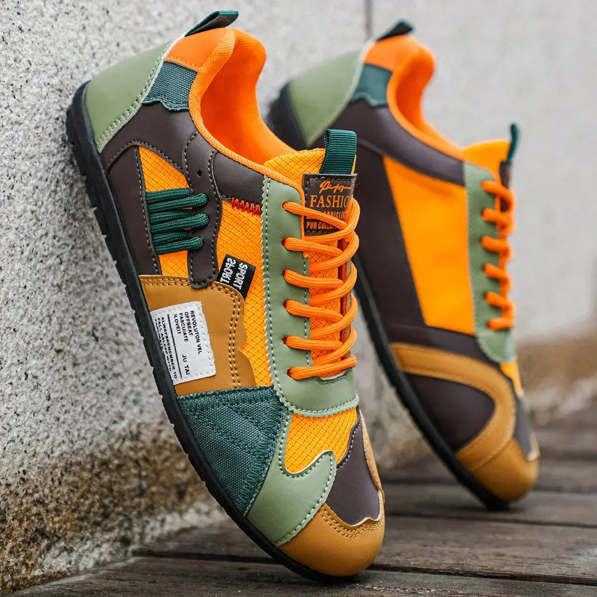 Luca | Zapatillas retro de colores