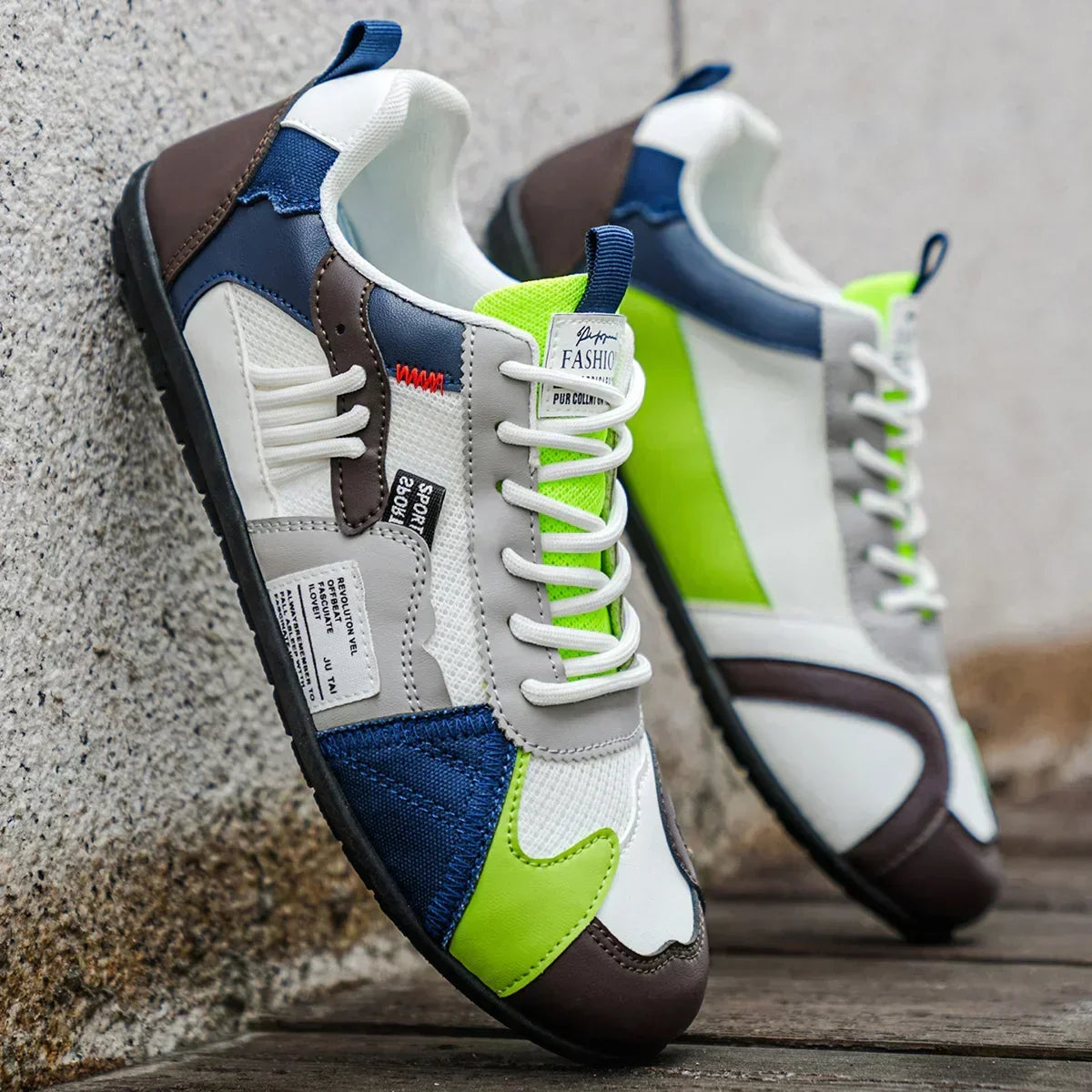 Luca | Zapatillas retro de colores