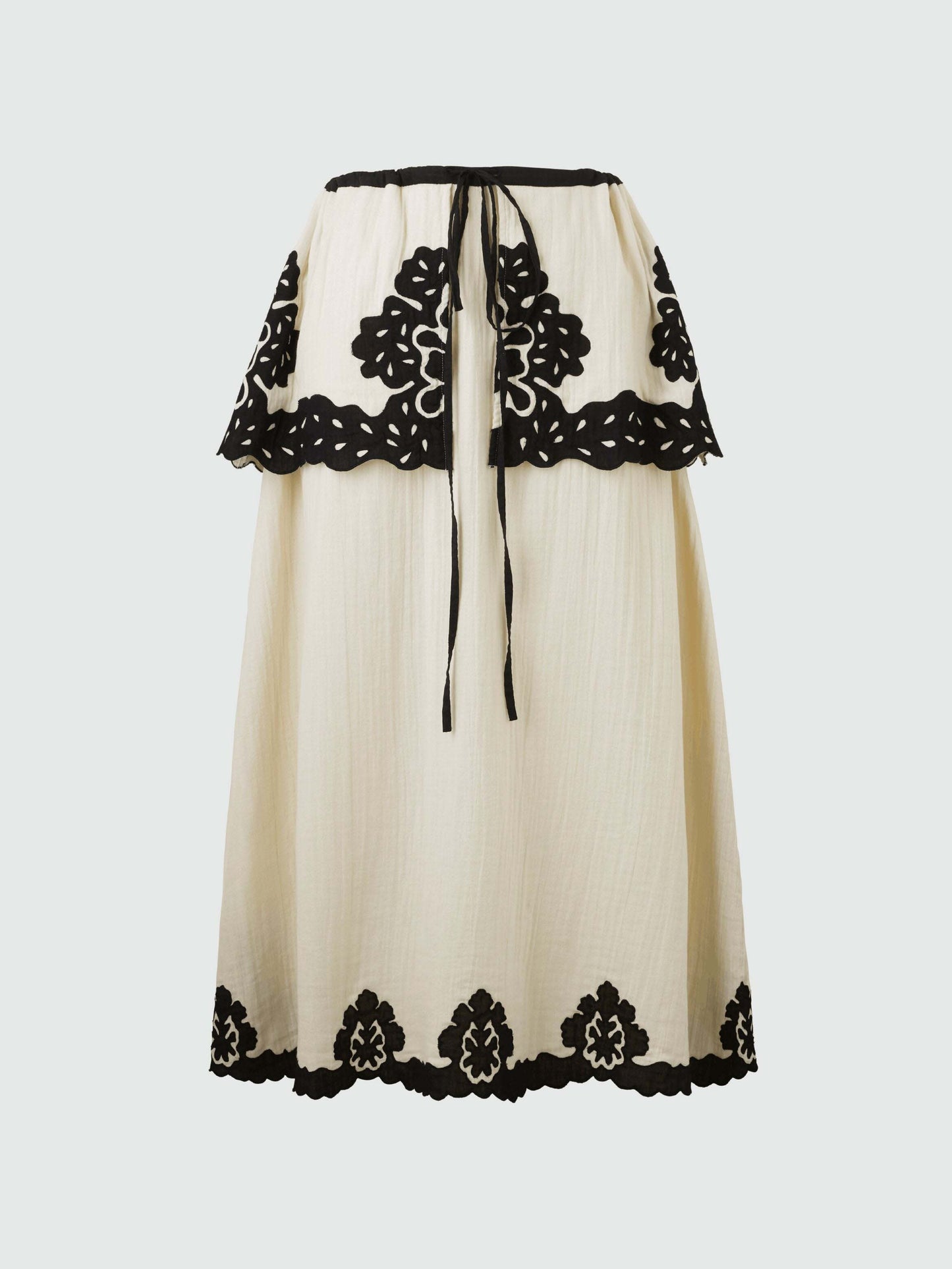 Elegant Floral Print Skirt Two-Piece Set