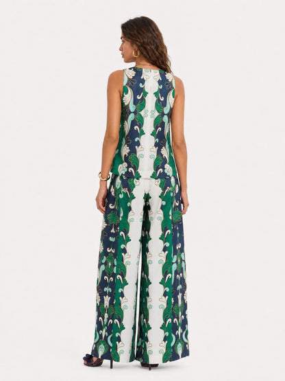 Baroque Print Two-Piece Set