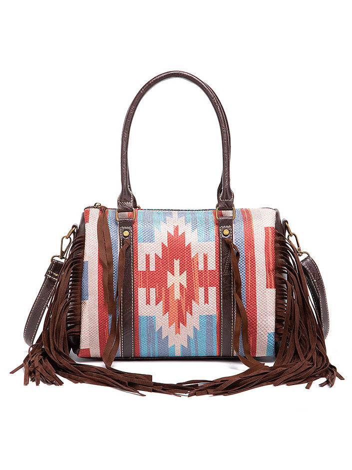 Retro Bohemian Fringe Crossbody Bag