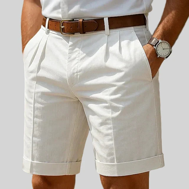 MATEO – Pantalones cortos de vestir plisados